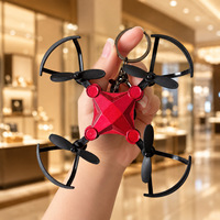 Porte-clés drone de simulation, petit modèle d'avion en plastique, pendentif, nouveauté, gadget, cadeau pour enfants et adultes, collection