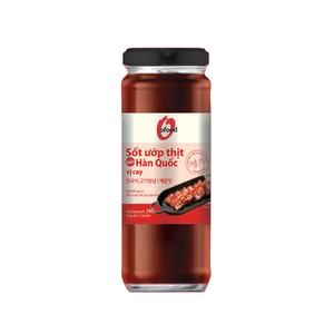 [Tarro de Vidrio Premium] Marinada Coreana Picante O'Food al por Mayor 240g - Auténtica Salsa de Carne Gochujang - Exportación a Granel - Product Image 1