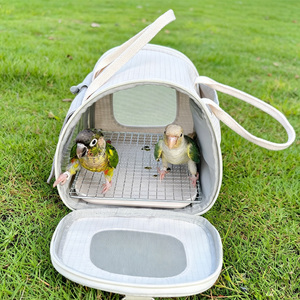 Multifunctional Pet Bird Carrier Bag Portable Crossbody Handheld Going Out Bag <b>for</b> Peony Monk Budgie Cockatiel <b>Parrot</b> - Product Image 5
