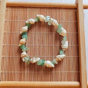 Bracelet en coquillages naturels et pierres précieuses pour femmes, quartz rose, améthyste, lapis-lazuli, bracelet en cristal - Product Image 4