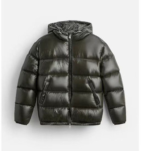 Giacca invernale da <span class=keywords><strong>uomo</strong></span> in cotone tinta unita cappotto a prova di freddo stile <span class=keywords><strong>Casual</strong></span> <span class=keywords><strong>abbigliamento</strong></span> transfrontaliero tinta tinta unita con stampa con motivo - Product Image 5