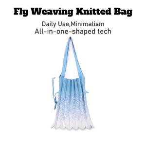 Sac fourre-tout léger en polyester avec logo personnalisé, en maille 3D, à fermeture ouverte, pour voyage et usage quotidien, pliable, <span class=keywords><strong>bleu</strong></span> ciel, sacs suspendus - Product Image 1