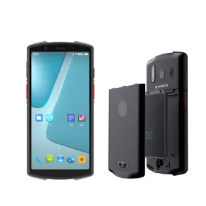 5G 5.99 Inch Android 10 Fingerprint Handheld Mobile Computer 4G Rugged GSM GPS NFC Bluetooth PDAs With Honeywell Barcode Scanner