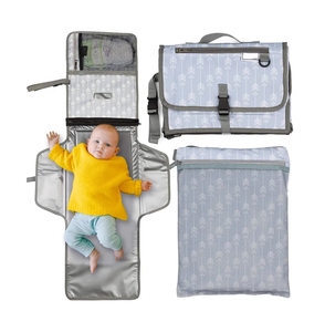 TINYATMatelas à <span class=keywords><strong>langer</strong></span> portable pour bébé avec <span class=keywords><strong>coussin</strong></span> <span class=keywords><strong>de</strong></span> tête - Product Image 1