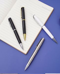 Gloss Piano Black Gold Trim Twist Metal Ballpoint <b>Pen</b>, Classic Luxury Rotating Executive Signature <b>Pen</b> - Product Image 5