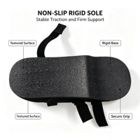 Chaussure post-opératoire respirante et légère pour l'avant-pied, avec empeigne en maille, fermeture auto-agrippante et coussin EVA, pour la récupération des blessures à l'orteil ou au hallux valgus, chaussure médicale
