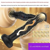 Vibromasseur anal pulsatoire, stimulateur de prostate, télécommande sans fil, jouet sexuel longue distance