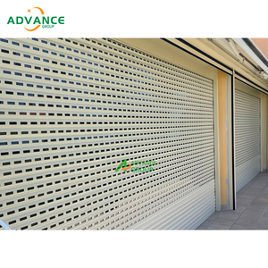 Prezzo accessibile griglia in alluminio leggero pannello di rotolamento porta per Garage seminterrato ufficio isolamento termico tapparella - Product Image 1