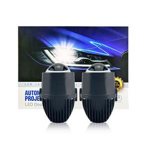 Alta calidad tres colores conmutable Led niebla Auto luz Led niebla bombilla tricolor Led lente proyector - Product Image 2