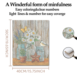 ชุดแปรงทาสีศิลปินสำหรับเด็กลาย<span class=keywords><strong>ดอกไม้</strong></span>และพืช - Product Image 2