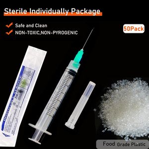 Jeringa Veterinaria Desechable de 3 ml con Aguja de Seguridad para Inyección Animal - Product Image 2