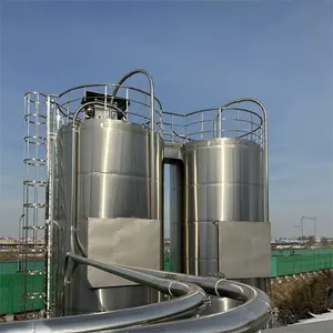 Sanitary Easy Return Customized Bioreactor For Wine Milk Beer Water Oil Fuel Liquid Fermentation Stainless Steel Storage Tank