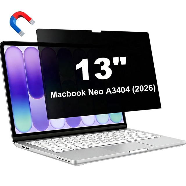 Privacy Screen for 2026 MacBook Neo 13 Inch A3404 A18 Pro Anti Glare Film Filter Laptop Privacy Screen Protector for Mac Neo