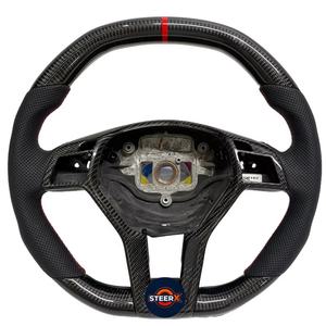 In fibra di carbonio <span class=keywords><strong>Mercedes</strong></span> Benz W204 volante per Cla C117 W176 W212 W213 W207 W218 X204 W117 S204 C204 C63 AMG <span class=keywords><strong>C180</strong></span> - Product Image 1