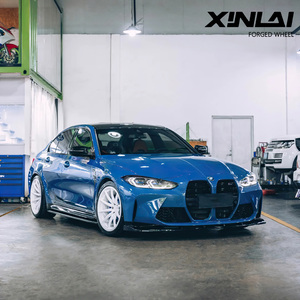 XINLAI Concave 5x114.3 5x120 5x112 <strong>White</strong> Forged Alloy <strong>Wheels</strong> Lightweight Multi-Spoke Custom Car Rims for Luxury Sports Vehicles - Product Image 3