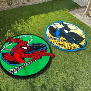 Alfombras con patrón de dibujos animados en forma de animal, alfombra con mechones, alfombrillas para dormitorio de niños, alfombra personalizada, alfombrilla troquelada - Product Image 2