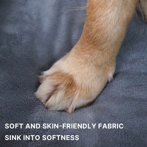 Camas ortopédicas para perros de gran tamaño, cama de sofá para mascotas de espuma viscoelástica XL Egg-Crate con lados de refuerzo, almohada de cama inferior antideslizante - Product Image 3
