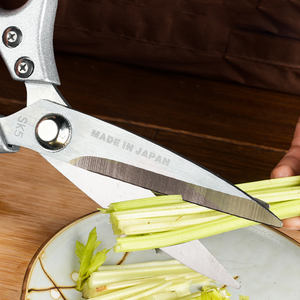 กรรไกรใช้งานหนักปรับแต่งได้ด้ามจับอลูมิเ<span class=keywords><strong>น</strong></span>ียมอัลลอยคมตัดสเตนเลสตัดผักไก่ - Product Image 5