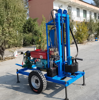 Petite machine de forage de puits d'eau domestique et à la ferme