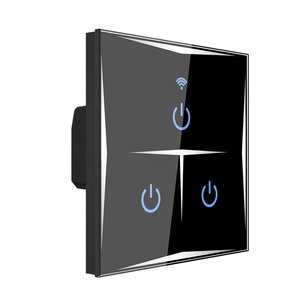 Interruptor de Painel Touch de Vidro <span class=keywords><strong>3</strong></span> <span class=keywords><strong>Gang</strong></span> CE ROHS Interruptor Inteligente Wifi Tuya - Product Image 6