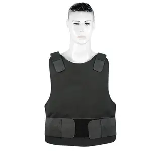 Protect U Hot Sale Fashion Black 600D Polyester Hunting Safety Lightweight Conceal Vest Stab Proof Tactical Vest For Men