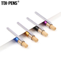 Stylos à bille promotionnels personnalisés de haute qualité en plastique/métal avec plusieurs couleurs pour les étudiants