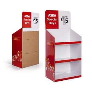 نعال مخصصة لمتاجر التجزئة ، أرفف عرض أرضية من الورق المقوى ، ألواح مضلعة للترويج ، شاشات من الورق المقوى المنبثقة من Fsdu للأرضيات المنبثقة - Product Image 2