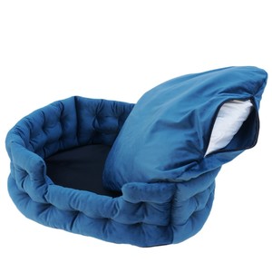 Customizable Luxury Velvet Pet <b>Nest</b> Modern Square Dog <b>Bed</b> for Large Dogs Faux Fur Removable Print Private Label <b>Bed</b> for Winter - Product Image 5