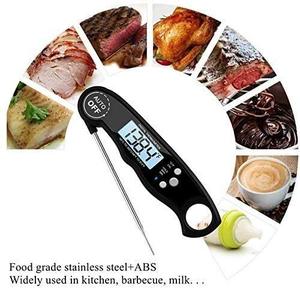 Thermomètre numérique à lecture instantanée pour viande, idéal pour le camping en plein air, la grillade, le barbecue et la fumée - Product Image 4
