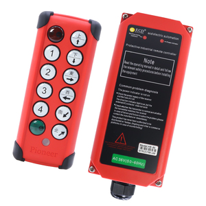 High Quality Anti-corrosion 8 Single Speed Buttons <b>Small</b> Electric Hoist Industrial <b>Radio</b> Remote Control - Product Image 5