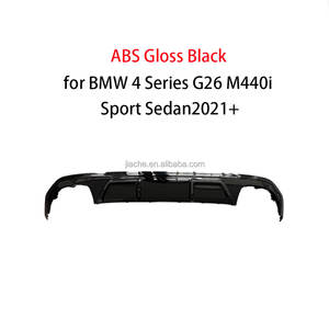 Difusor de labios de parachoques trasero para BMW 4 Series G26 425i <span class=keywords><strong>430i</strong></span> <span class=keywords><strong>M</strong></span> <span class=keywords><strong>Sport</strong></span> Sedan <span class=keywords><strong>2021</strong></span>, protector de parachoques trasero, decoración de coche, ABS, negro brillante - Product Image 6