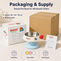 Gamelle surélevée au design ludique crème glacée pour faciliter l'alimentation des petits animaux et garder les coins de la mangeoire propres – Gamelle quotidienne surélevée pour animaux de compagnie