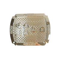 Hebillas de cinturón de diseño 3D personalizadas para accesorios de ropa masculina materiales de hierro y cobre de aleación de Zinc para decoración de ropa