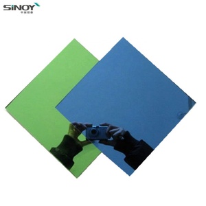 Decorative Colored Mirror Glass <b>Sheet</b> Tinted Mirror Stained Silver Mirror Glass for Hotels and Buildings - Product Image 2