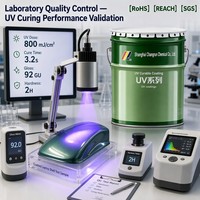Revêtement acrylique UV séchant rapidement à haute dureté de la série ACSA-UV, directement de l'usine, pour les boîtiers de téléphones portables et les coques d'ordinateurs portables