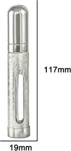 Flacon de parfum vide rechargeable de 12 ml, coloré, avec atomiseur et fenêtre - Product Image 3