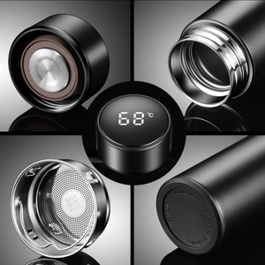 800ml Smart Digital LED Temp Display Vacuum Insulated <strong>Water</strong> <strong>Bottle</strong> Leak Proof Smart Thermos LED Stainless Steel <strong>Water</strong> <strong>Bottle</strong> - Product Image 6