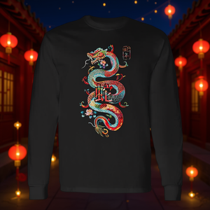 เสื้อยืดแขนยาวปีใหม่จีนปีงู 2025 - Product Image 3