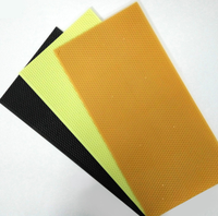 2024 nouvelle feuille de fondation en nid d'abeille en plastique blanc Deep Hive pour l'apiculture