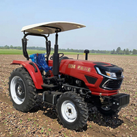 Tracteur agricole à chenilles diesel de petite puissance, équipé d'un cultivateur rotatif, moteur Laidong 385 Euro 5, puissance hydraulique, fermé