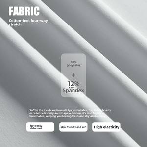 Pantaloni Sportivi Estivi Sottili e Traspiranti da Donna, con Coulisse, Taglio Dritto, Copri-Fianchi, Effetto Snellente, Casual, Stile Boot Cut Vintage - Product Image 4