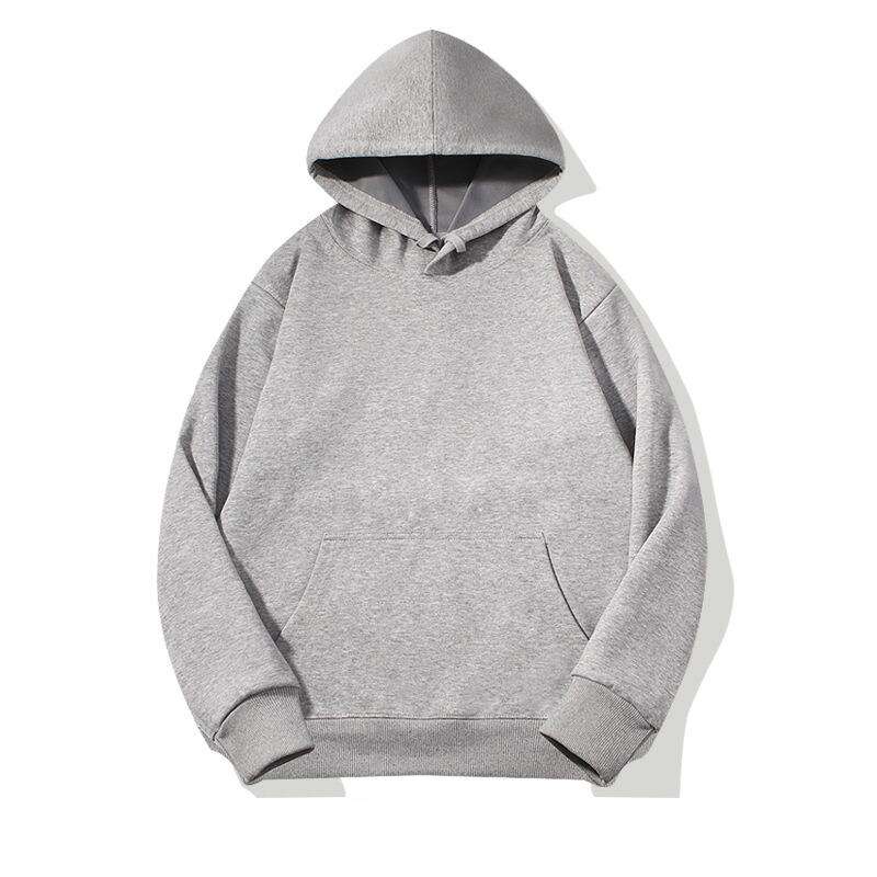 Gris clair - sweat à capuche