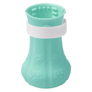 4 Uds zapatos protectores de Pata de Gato cubierta ajustable de silicona para pies de ducha de gato para el hogar mascota Hospital baño tratamiento de recorte de uñas - Product Image 5