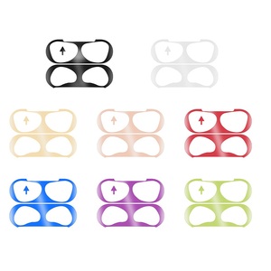 Film anti-poussière pour Airpods <span class=keywords><strong>3</strong></span> 2021, autocollant de protection métallique, finition de luxe, boîte de chargement - Product Image 2
