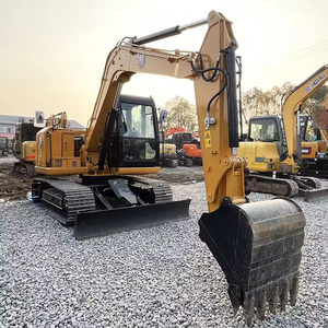 Excavatrice d'occasion Caterpillar Cat 307E2 de 7 tonnes pour usage agricole, en excellent état, avec pince hydraulique - Product Image 2