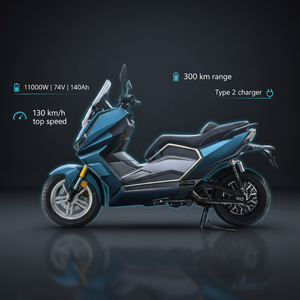 Moteur puissant de haute qualité 72V, moto longue portée, haute vitesse, EEC COC, motos étanches pour adultes - Product Image 3