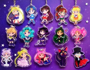 OEM ODM Présentoirs et Breloques en acrylique <span class=keywords><strong>Sailor</strong></span> Guardians of the Milky Way, Cadeaux mignons, Lune, Mercure, Mars, Jupiter, Vénus, Uranus, Neptune - Product Image 1