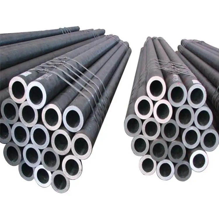 Tubo de aço macio preto grau B ASTM A106 sae 1020 tubo de aço sem costura aisi 1018 tubo de aço carbono sem costura
