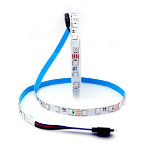 ไฟ LED แบบเส้น 12V WS2812B 5050 RGB 60 หลอด/เมตร ควบคุมแยกแต่ละหลอดได้ กันน้ำ IP65 ปรับความสว่างได้ สำหรับตกแต่งบ้านภายใน - Product Image 2