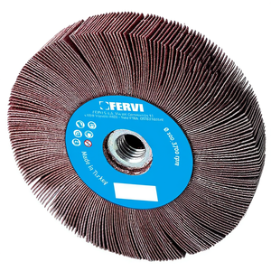 Disco de Lija Fervi con Orificio Roscado de 100 mm y 370 mm para Pulir Metal - Product Image 2